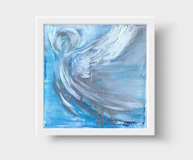 Angelus Light Blue Acrylic Paint Poster for Sale by ansa-gallery