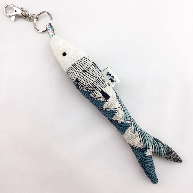 Fish fish strap / key ring - Charms - Cotton & Hemp 