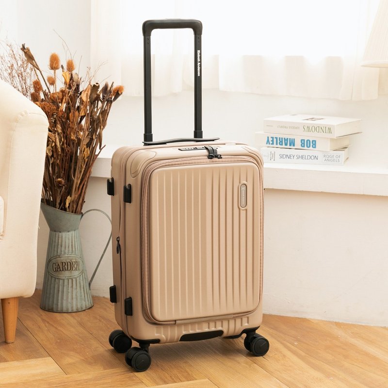 【金安德森】20吋 Urban Ease 前開式頂規Hinomoto煞車輪行李箱 - 行李箱/旅行袋 - 塑膠 多色