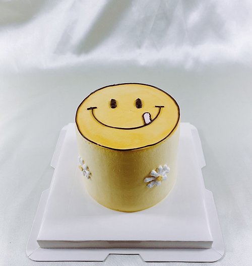 GJ.cake 微笑好心情 生日蛋糕 客製 卡通 造型 手繪 4 6 8吋 宅配