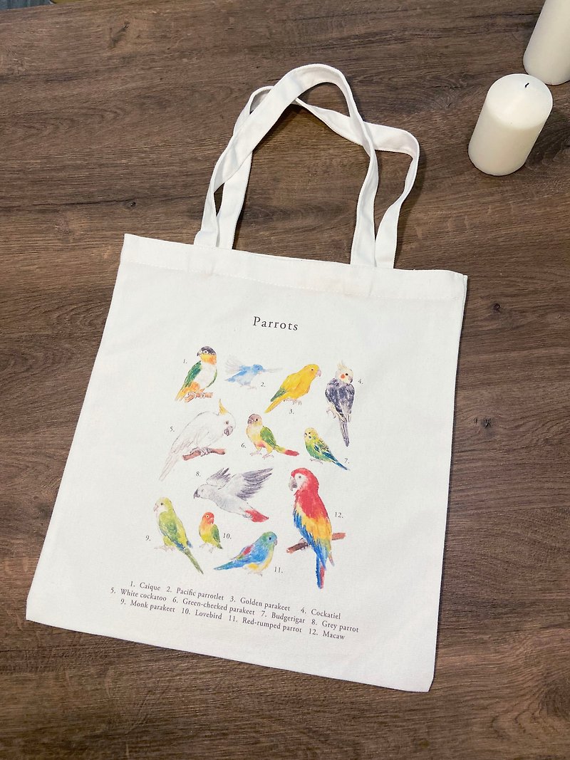 parrot canvas bag - Handbags & Totes - Other Materials 