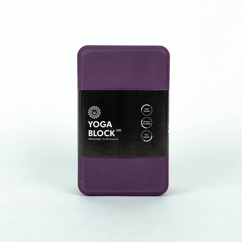 MIRACLE Yoga Brick│Heaven Purple - Fitness Equipment - Eco-Friendly Materials Gray