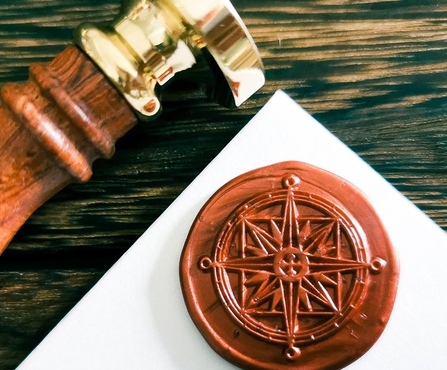 Wax Seal Stamp - Compass