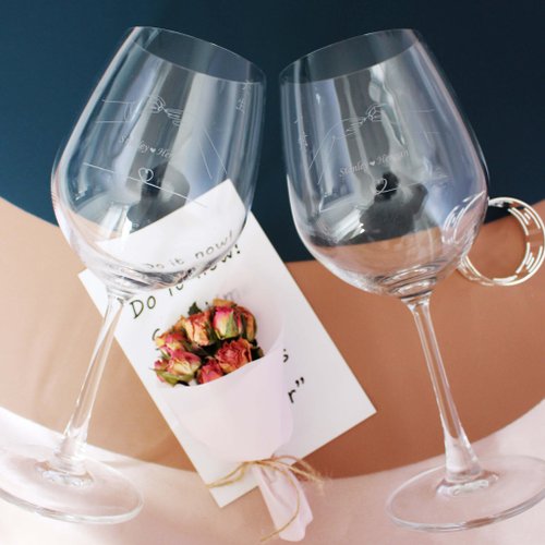 Ocean Vino series red and white wine glasses 2 optional - Shop oceanglass  Bar Glasses & Drinkware - Pinkoi