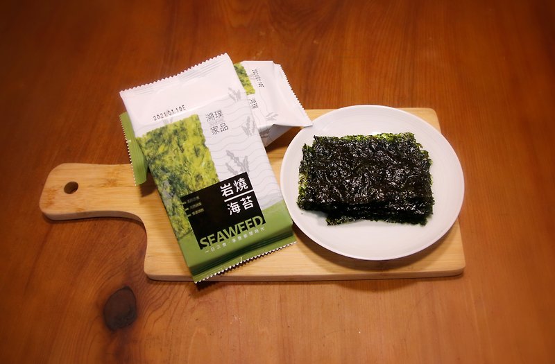 Sopu Family Rock Grilled Seaweed (Vegetarian) (84 packs per box / 4.5g per pack) - Snacks - Fresh Ingredients Green