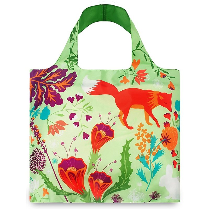 LOQI - Jungle Fox FOFO - Messenger Bags & Sling Bags - Plastic Green