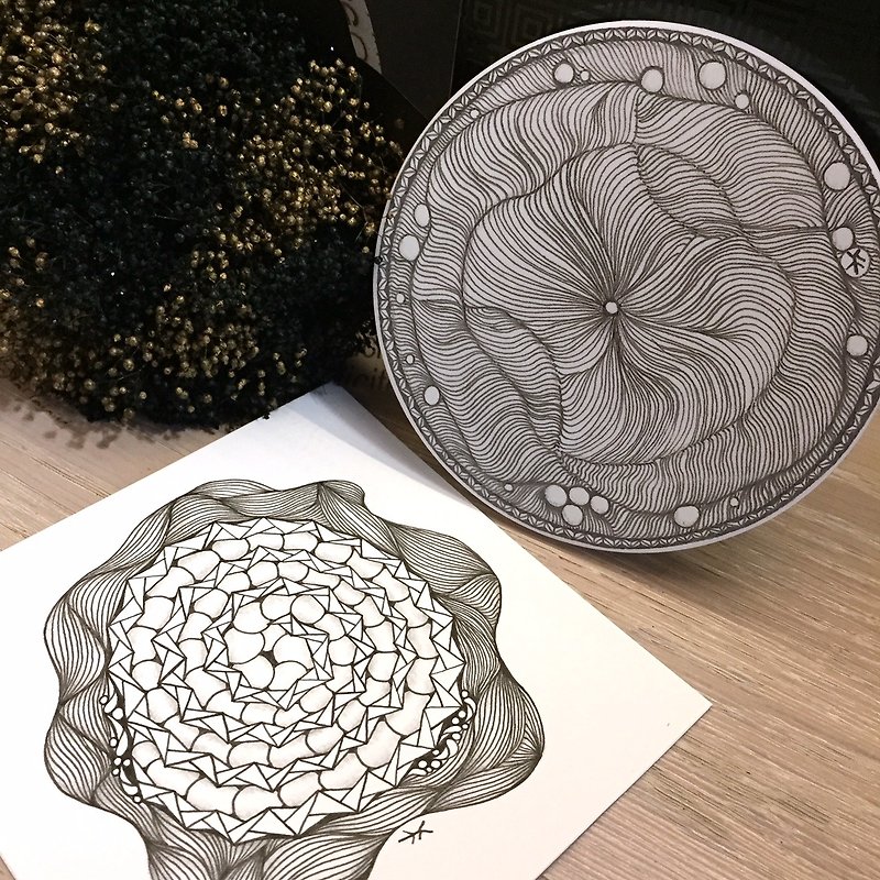 Limited Gift Set/Lines - Coasters - Pottery Gray