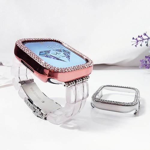 LINFINITY大千設計無限創藝 星光粉晶 愛情 人緣 Apple Watch 智慧手錶 Android 寶石 錶帶