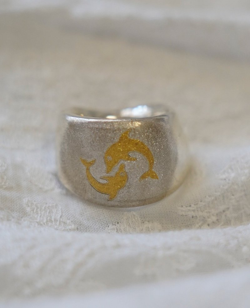 SV イラストのリング - 戒指 - 其他金屬 銀色