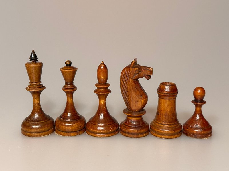 Rare early Soviet chess 1925 to 1935, USSR - บอร์ดเกม - ไม้ 