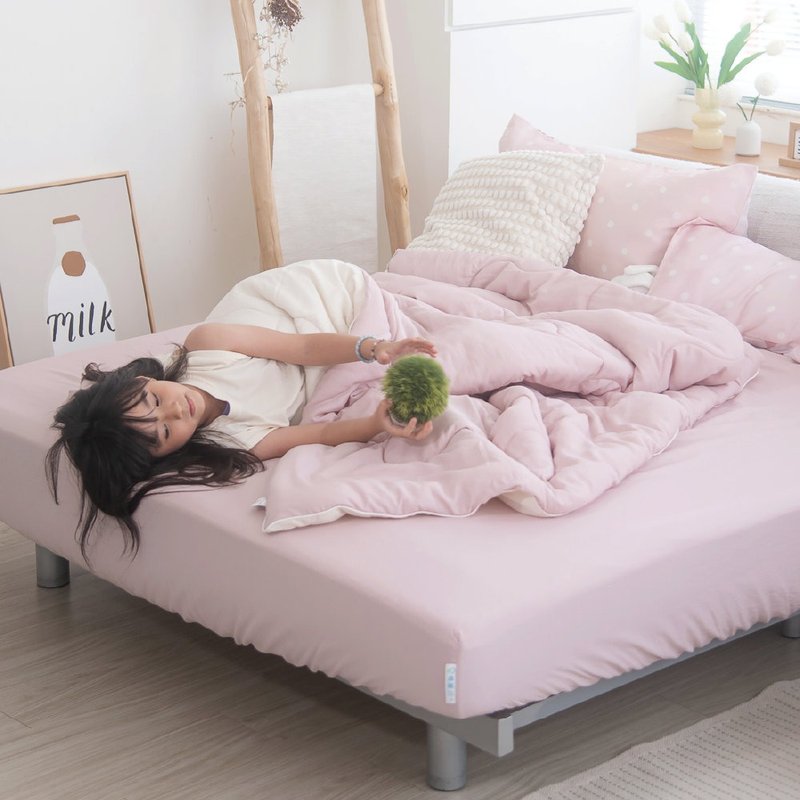 涼感系列 蜜桃氣泡 6X7尺森眠輕感被/單品 台灣製 - 寢具/床包 - 環保材質 