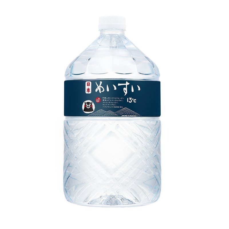 [Japanese famous water 13 degrees C] JKKWATER (6000mlx2 pieces*2 boxes) Japan imported mineral water - Health Foods - Other Materials Transparent