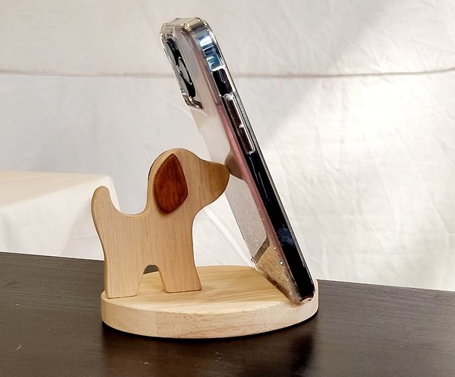 Handmade Wooden Mobile Phone Holder, Wooden Mobile Phone Holder