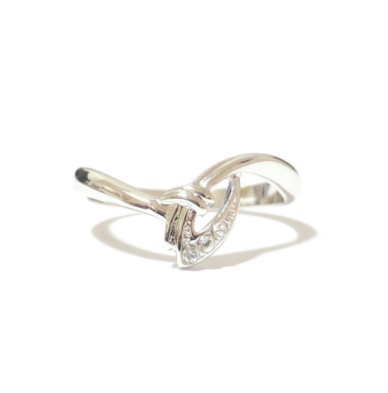 Fish Hook Ring (can be used as a pinky ring) - General Rings - Other Metals Silver