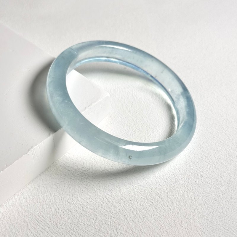 海藍寶平安鐲 55MM - 手鍊/手環 - 水晶 藍色