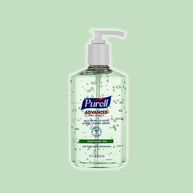 Purell Purell Aloe Vera Dry Hand Gel Home Bottle (354ml) - Hand Soaps & Sanitzers - Concentrate & Extracts Blue