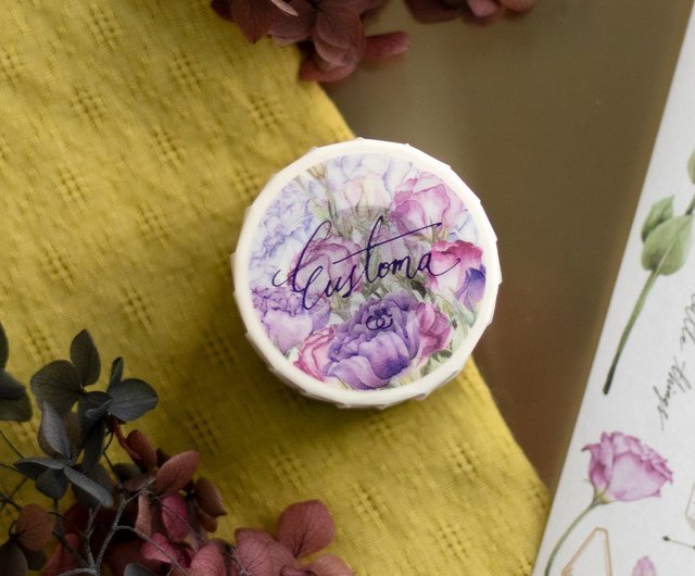 ♡海外マステ♡  Loidesign さん  桔梗（霧面PET） ♡海外マステ♡ Loidesign さん 桔梗（霧面PET）