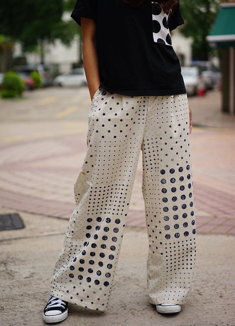Woman pants - กางเกงขายาว - ผ้าฝ้าย/ผ้าลินิน 