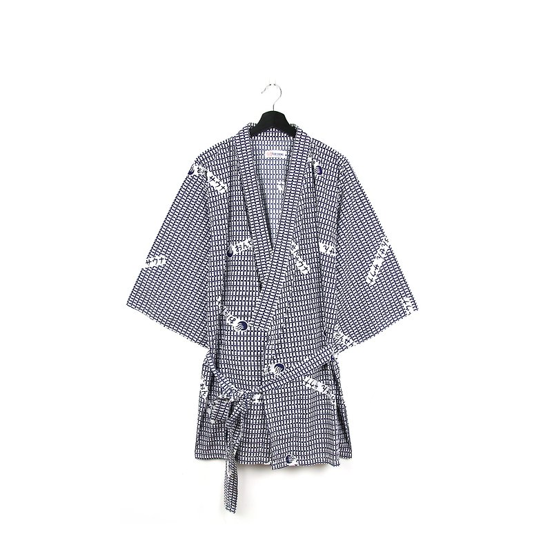 Back to Green-Japan Very Flat Text / Vintage - Men's Coats & Jackets - Cotton & Hemp 