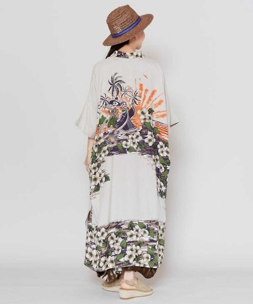 Saibaba Ethnique 【熱門預購】獨特卡拉維拉印度亡靈長板襯衫洋裝(3色)IAC-4262