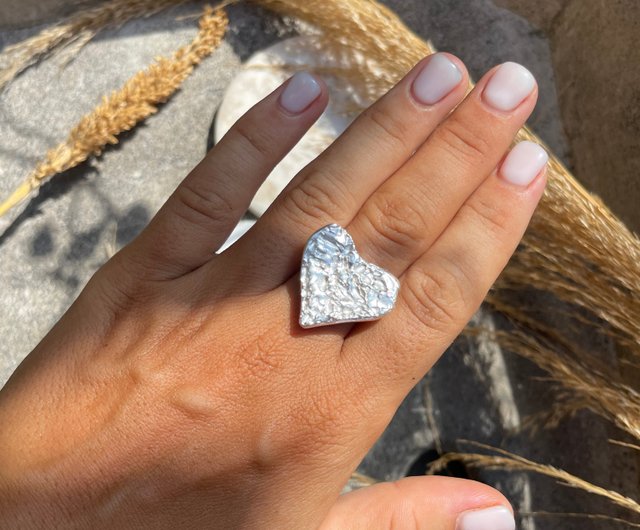 navajo ハート リング シルバー 指輪 PANDORA 指輪 リング ハート ロウ シルバー レディース