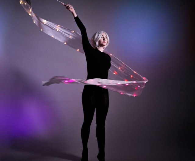 Gymnastics LED Ribbon. Flow props. Worship Streamer - Shop Cmotri Krasota  Other - Pinkoi