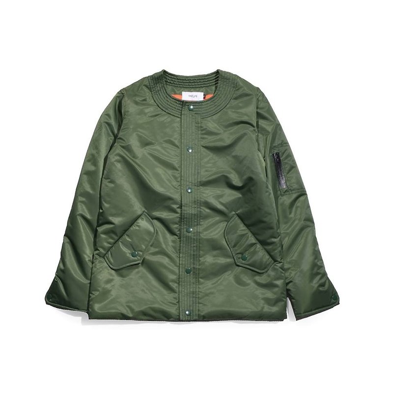 oqLiq - Root - 漢系MA-1(綠) - 外套/大衣 - 聚酯纖維 綠色