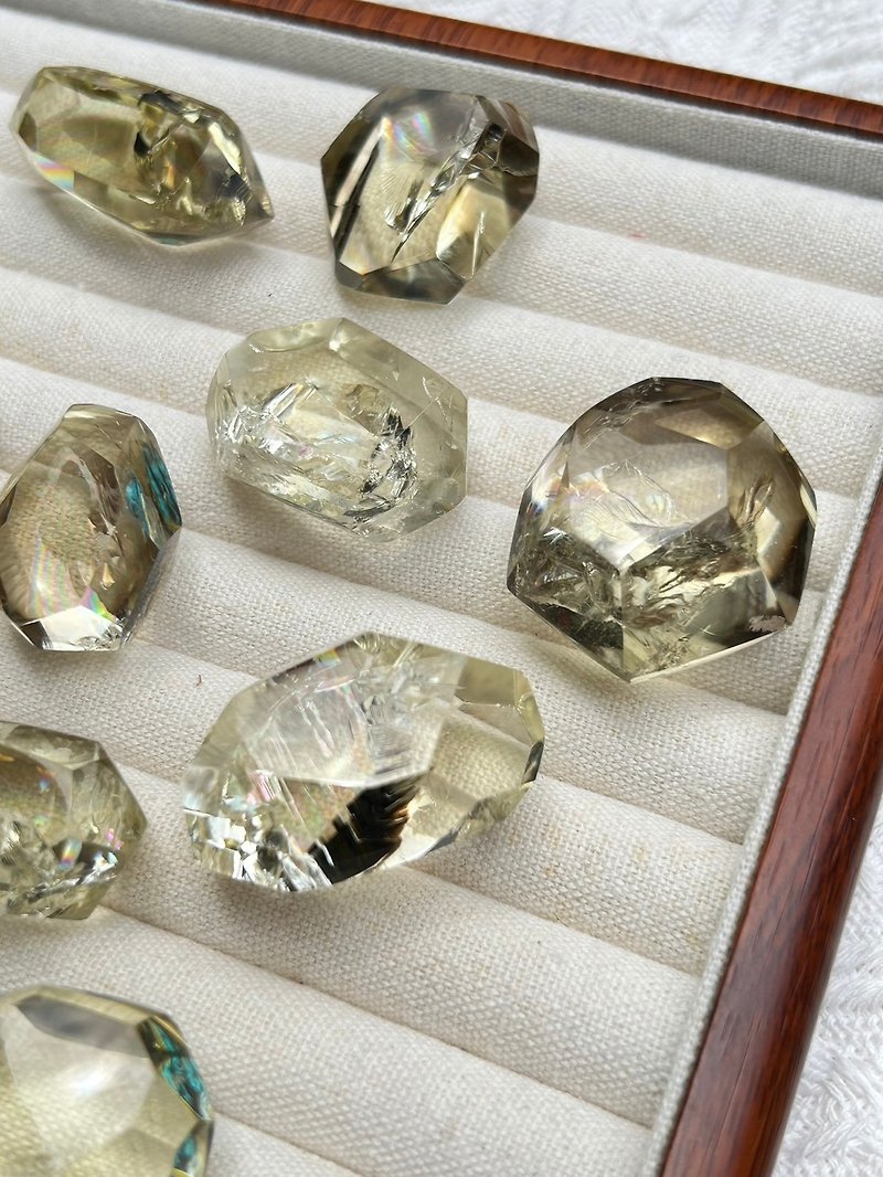 Huaguang-Zangjingge| Jewelry Rainbow Citrine Shape Jewelry Crystal | - สร้อยข้อมือ - คริสตัล 