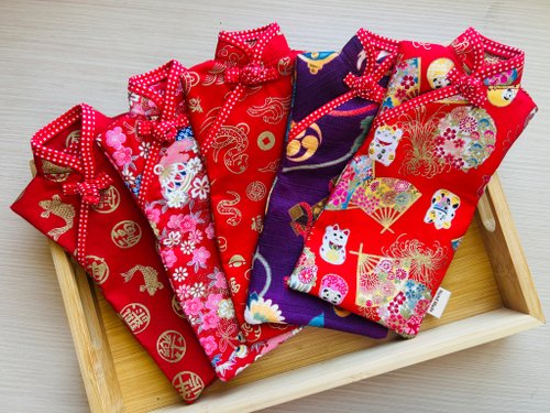 玩布。好手作 造型旗袍紅包袋
