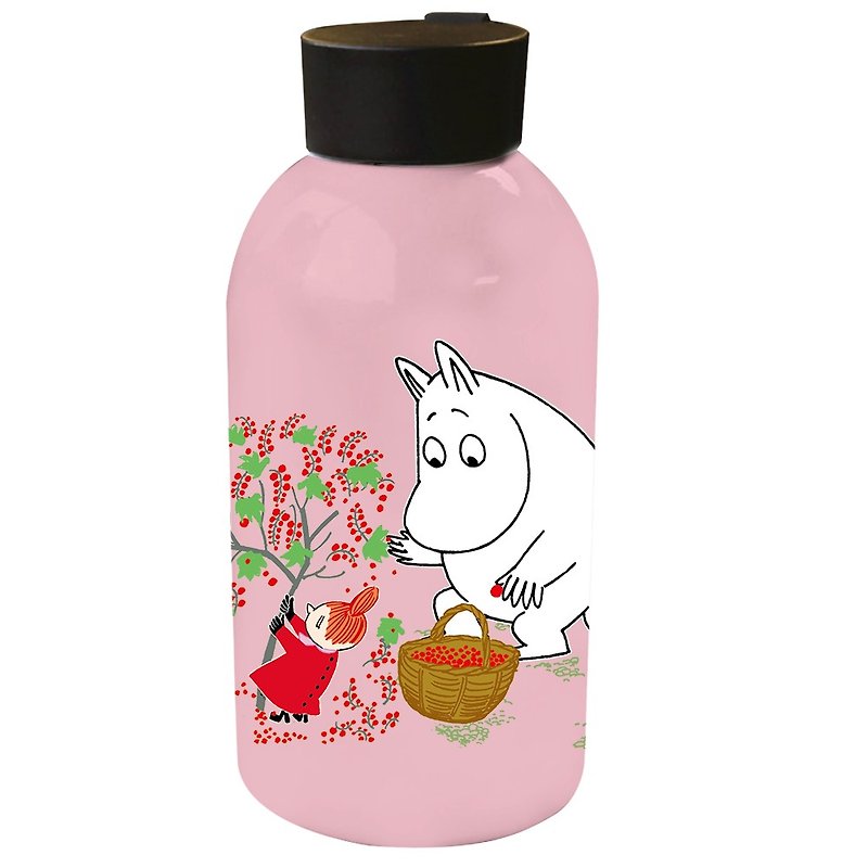 Moomin嚕嚕米授權-大容量不鏽鋼保溫瓶(粉紅) - 其他 - 其他金屬 紅色