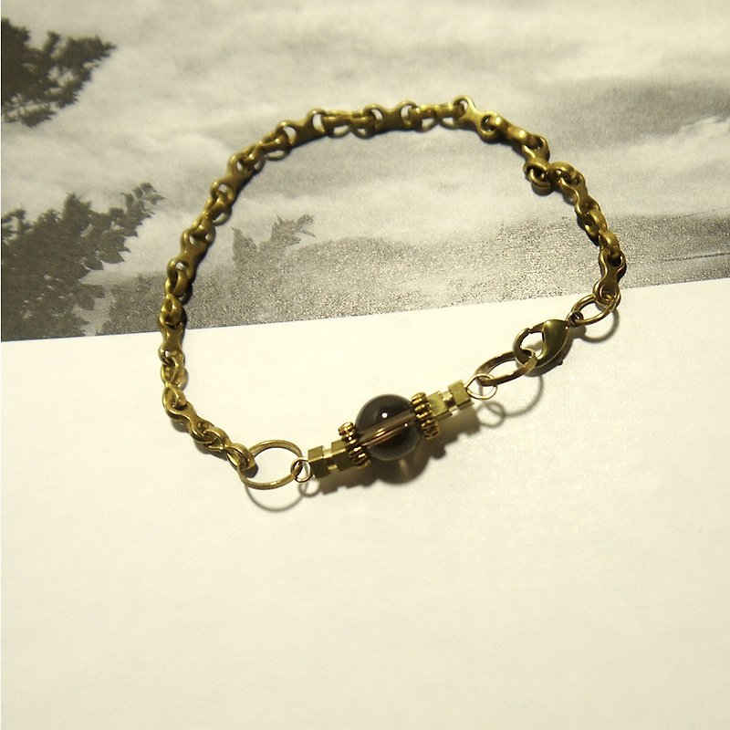 Tea brass bracelet / brass / bracelet / accessories - Bracelets - Other Metals Yellow