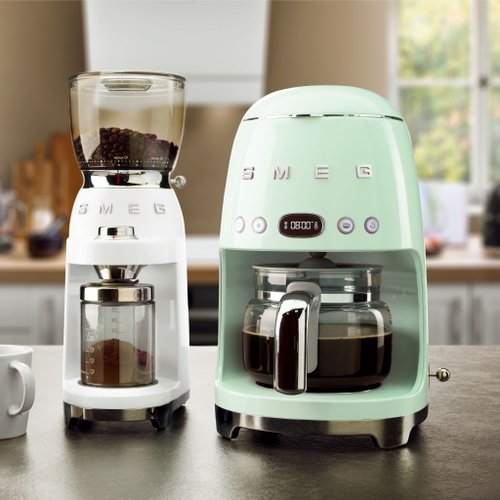 【SMEG】イタリアンドリップコーヒーマシン ピンクグリーン