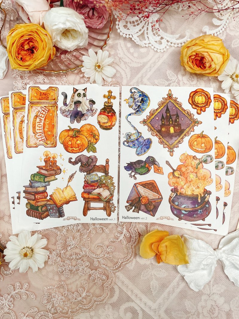 *Halloween - 貼紙 - 紙 