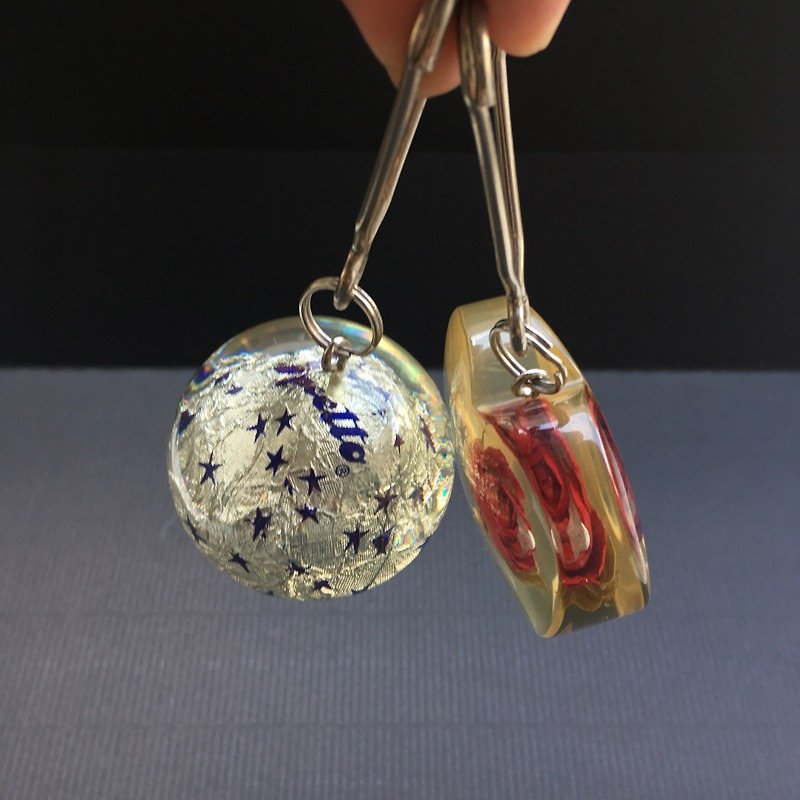 ◤Handmade Acrylic Ornament - Keychains - Acrylic Transparent