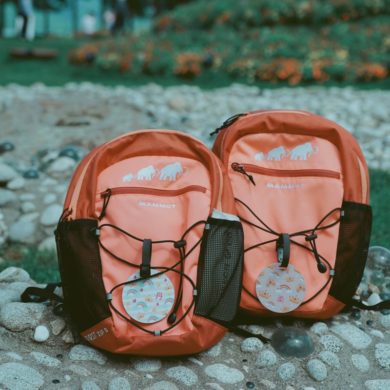 【客製化吊牌_彩虹公主】行李吊牌一片就能印/背包吊飾/生日禮物 - 行李吊牌 - 塑膠 