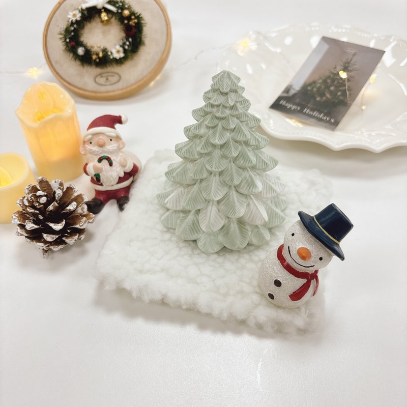 [Christmas Gift Box] Snowy Cedar Christmas Tree/Santa Claus Fragrance Diffusing Stone-Exchange Gifts - น้ำหอม - วัสดุอื่นๆ หลากหลายสี