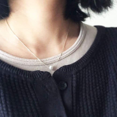 Keshi Pearl Necklace - ショップ y.o ネックレス - Pinkoi