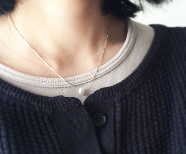 Keshi Pearl Necklace - ショップ y.o ネックレス - Pinkoi
