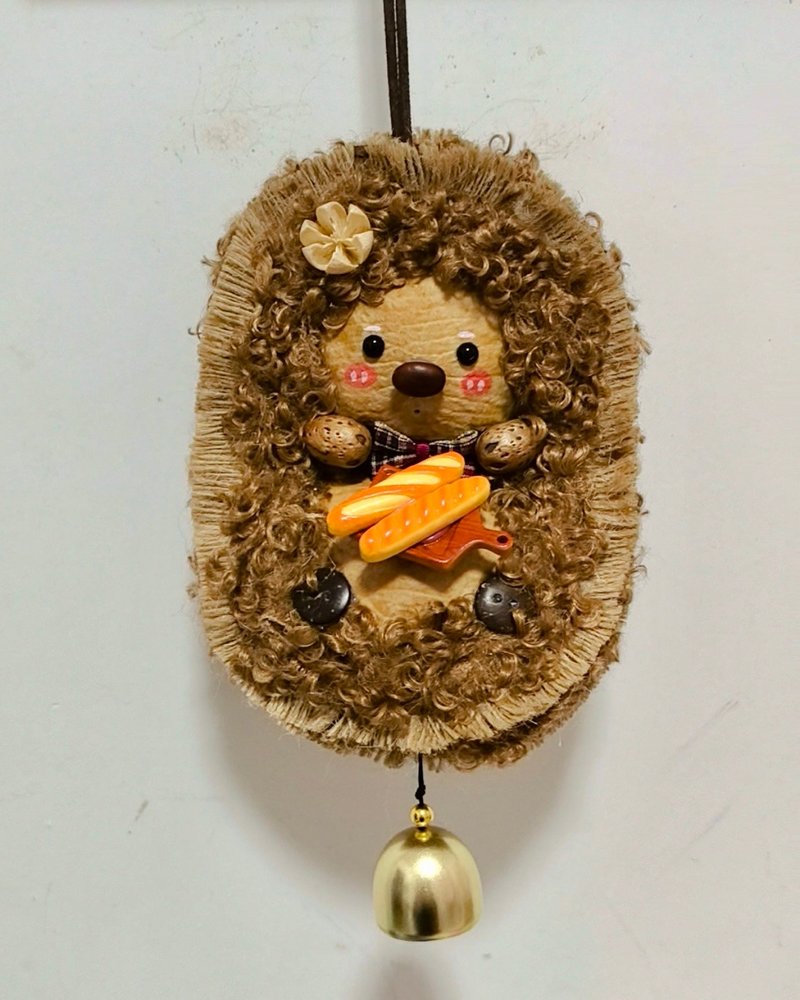 小刺蝟掛件-天然榼藤豆莢種子 - 裝飾/擺設  - 植物．花 