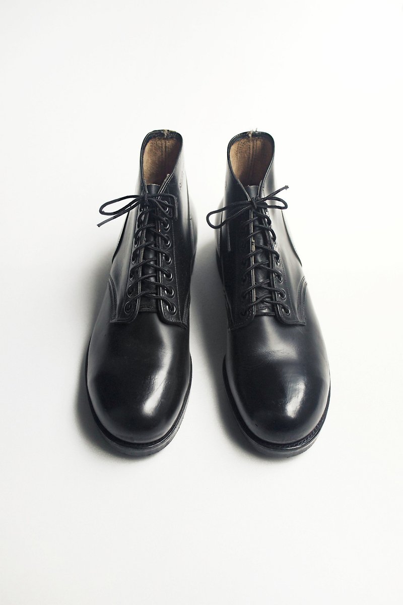 60s 美製工作踝靴｜US Navy Chukka Boots US 10R EUR 4344 -Deadstock - 男款靴/短靴 - 真皮 黑色