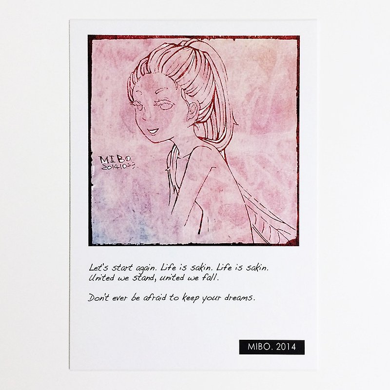 Good Times | AUO's Postcard-14 (Travel Growth Greeting Memorial) - การ์ด/โปสการ์ด - กระดาษ ขาว