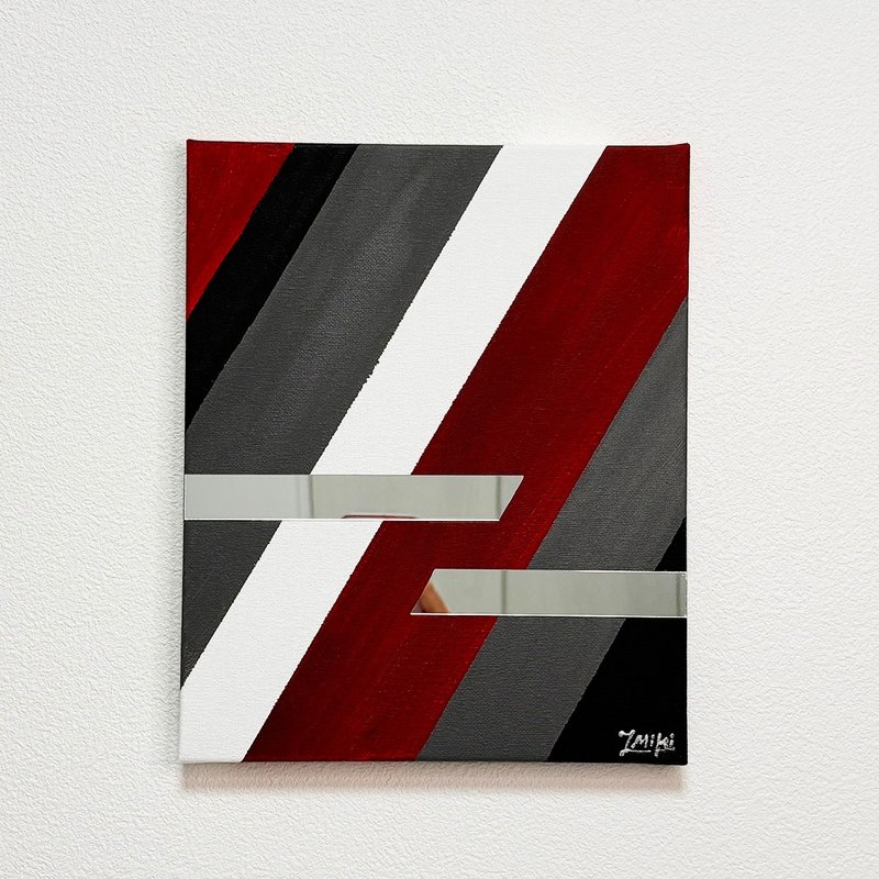 原畫 原創 繪畫 壓克力畫 反射 27.3×22cm - 海報/掛畫 - 其他材質 紅色