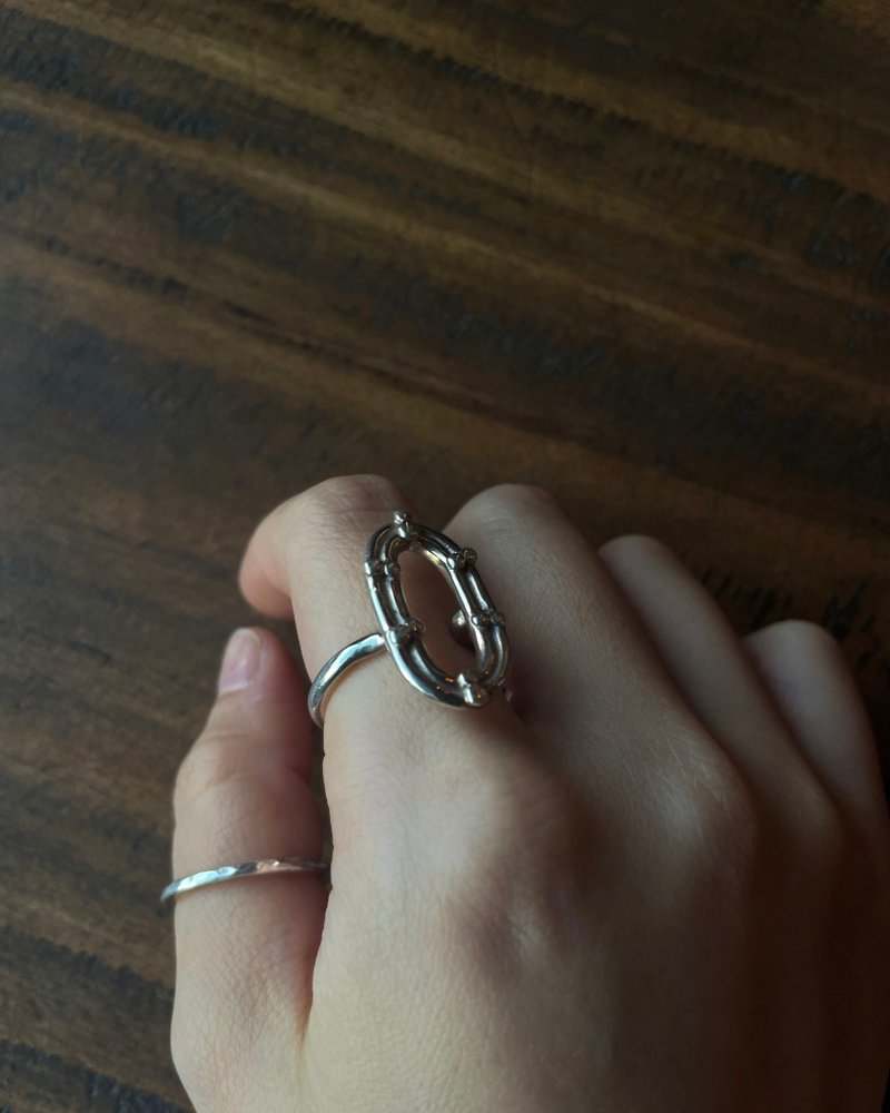 Halo ring - General Rings - Sterling Silver Silver