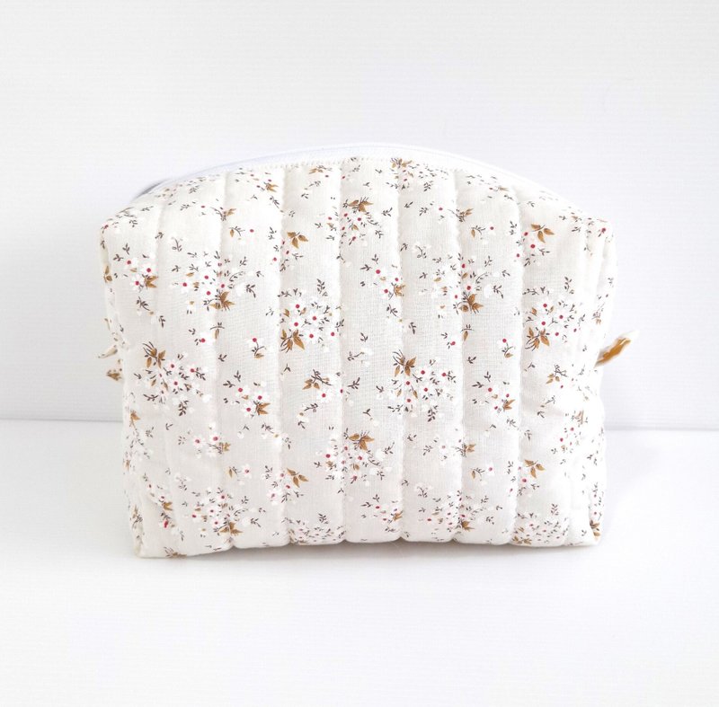 Boxy Pouch 1size Digital PDF Sewing Pattern Tutorial Beginner cosmetic makeup - 手工藝教學/工具書 - 其他材質 