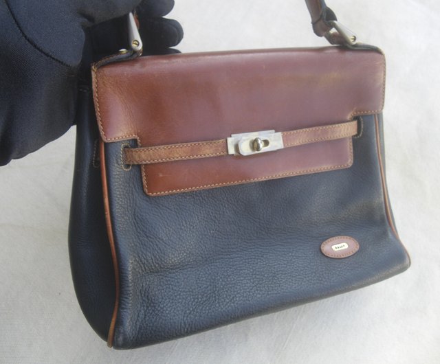 OLD-TIME] Early second-hand antique bags Italian-made PRADA messenger bag -  Shop OLD-TIME Vintage & Classic & Deco Storage - Pinkoi