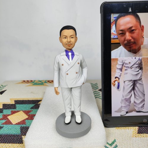 uDesign優湛 客製化人物公仔 人偶 3D人像畫 似顏繪 定製 老闆 生日 紀念 禮物
