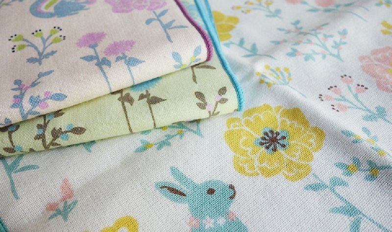 Earth tree fair trade fair trade--Japan organic cotton towel handkerchief - Handkerchiefs & Pocket Squares - Cotton & Hemp 