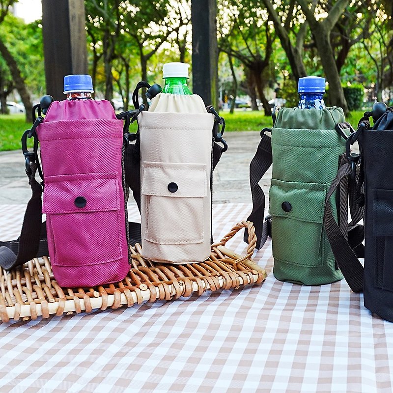 KINCHAKU vacuum plastic bottle special travel bag (four colors optional) - ถุงใส่กระติกนำ้ - สแตนเลส 