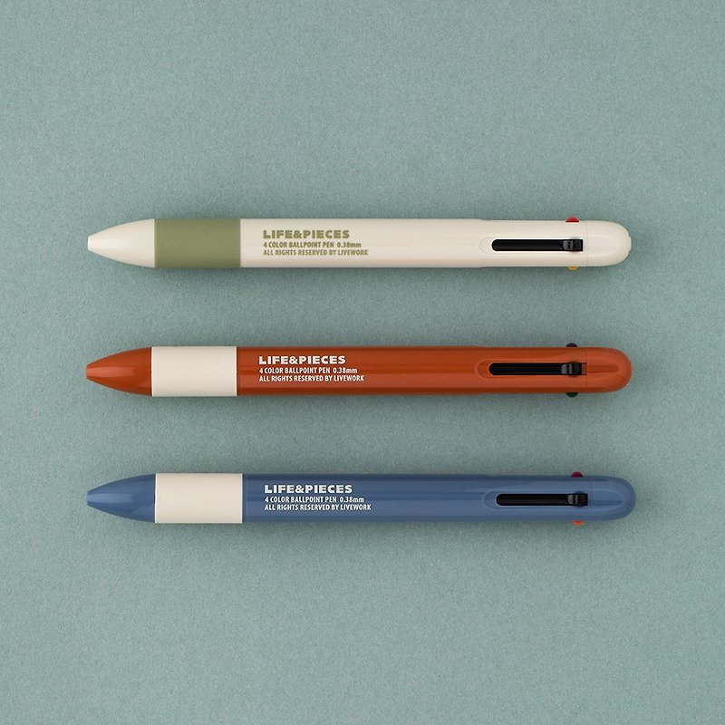 Fragment of life four-color pen (0.38mm) 2 types in a set (sold during the special event)