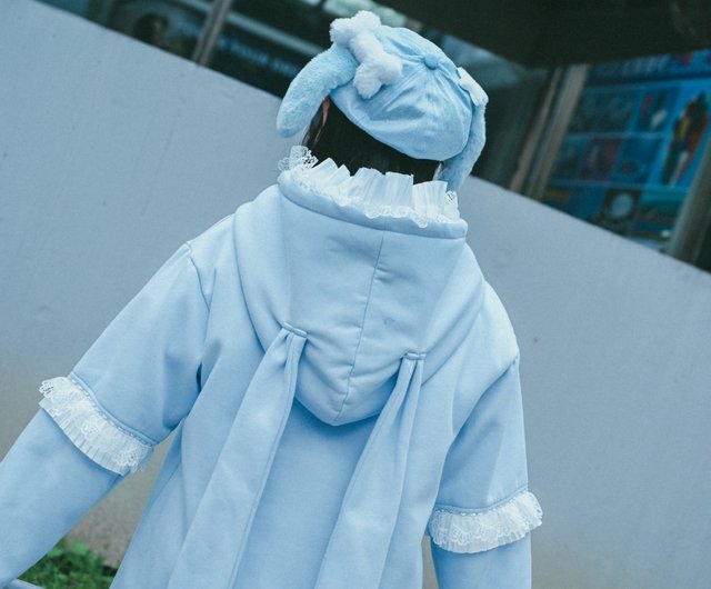 トップス JILTU baby frill hoodie sax トップス jiltu baby frill hoodie (baby blue) ジルチュ JILTU